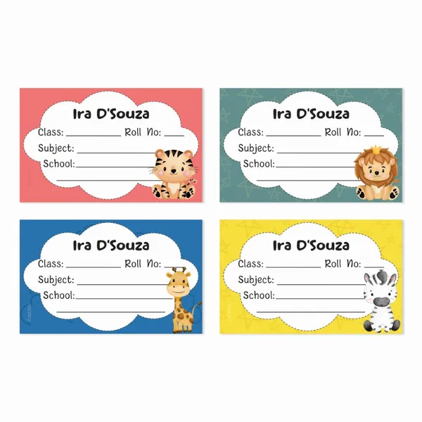 Personalized_School_Book_Labels_Mini_Zoo_Set_Of_36
