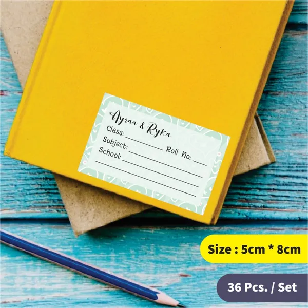 Personalized_School_Book_Labels_Pretty_Petals_Set_Of_36