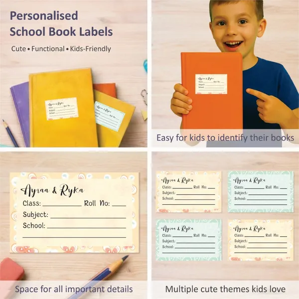 Personalized_School_Book_Labels_Pretty_Petals_Set_Of_36
