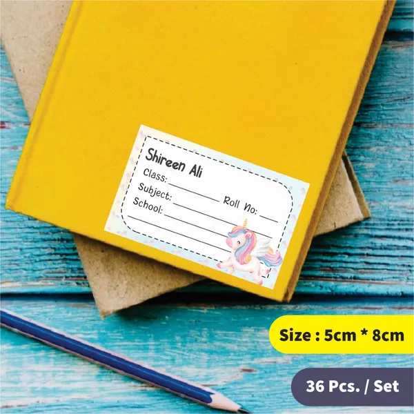 Personalized_School_Book_Labels_Sparkle_Unicorn