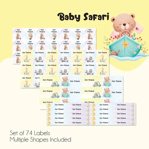 Mixed_Waterproof_Labels_For_Kids_Baby_Safari