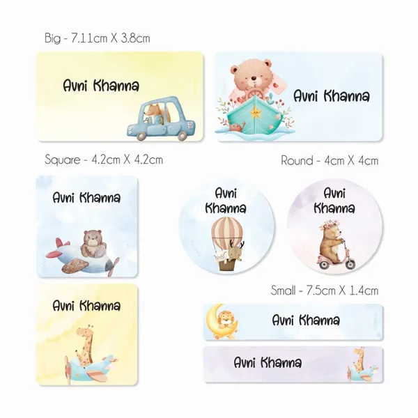 Mixed_Waterproof_Labels_For_Kids_Baby_Safari