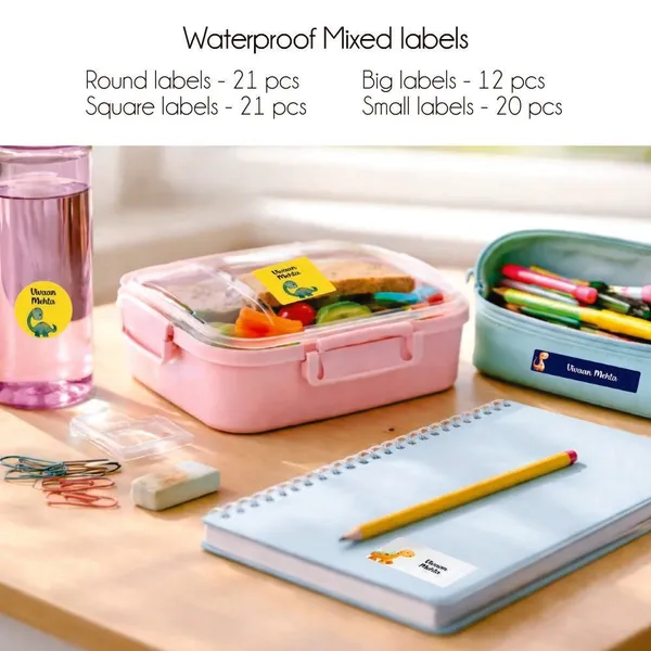 Mixed_Waterproof_Labels_For_Kids_Dino_World