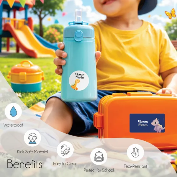 Mixed_Waterproof_Labels_For_Kids_Dino_World