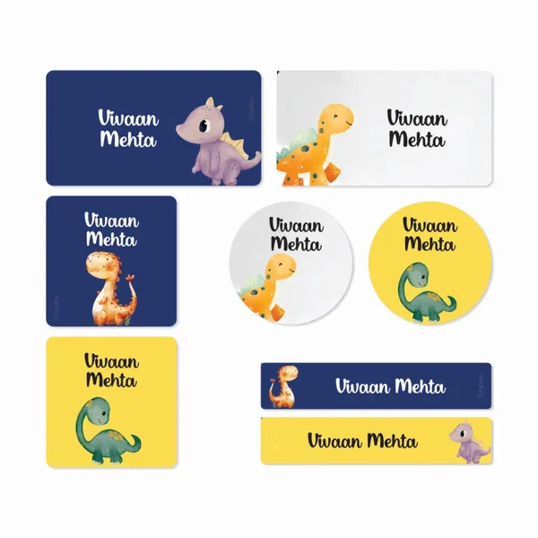 Mixed_Waterproof_Labels_For_Kids_Dino_World