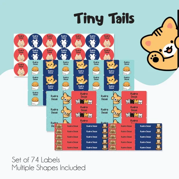 Mixed_Waterproof_Labels_For_Kids_Tiny_Tails