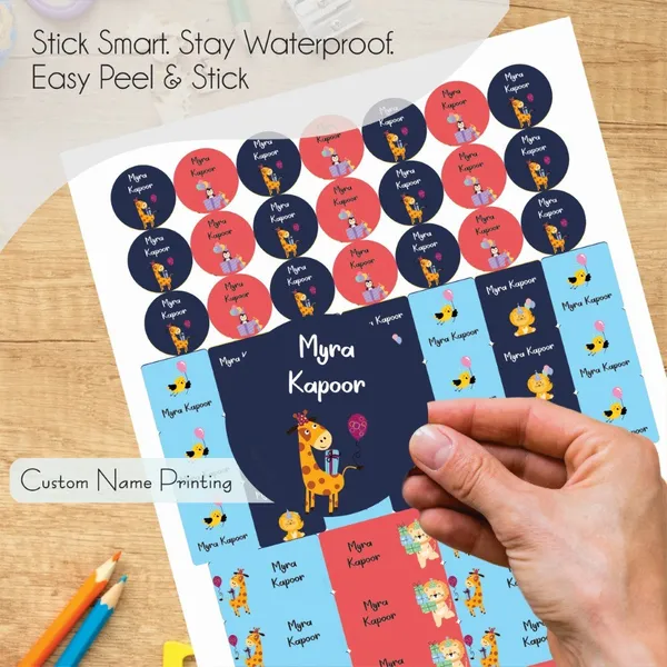 Mixed_Waterproof_Labels_For_Kids_Wild_Charm