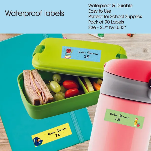 Zooplay_India_Bookworm_Club_Waterproof_Name_Stickers_�_Pack_of_90_|_Personalized_School_Labels_for_Bottles,_Lunchboxes_&_Stationery_|_Peel_&_Stick_|_Dishwasher_Safe_|_Book-Themed_Stickers