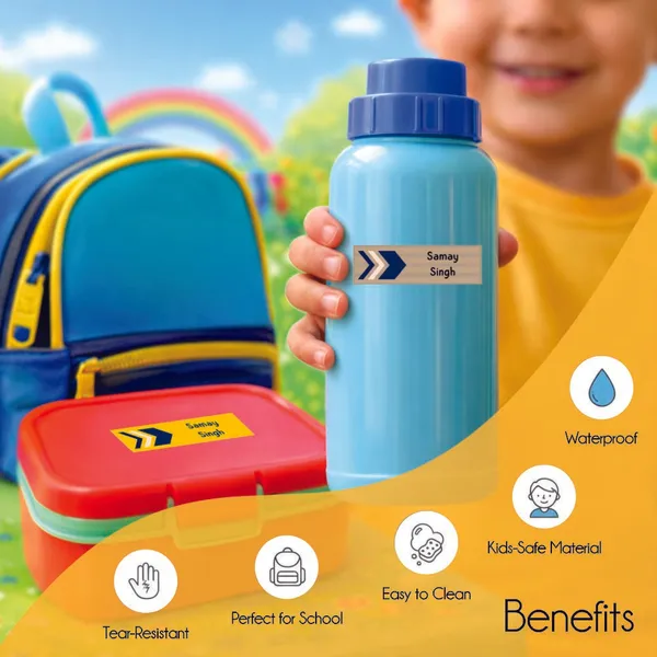 Zooplay_India_Waterproof_Name_Stickers,_Pack_of_90_Personalized_Stickers_for_School,_Bottles,_Lunchboxes_&_Stationery_�_Durable,_Peel_&_Stick,_Dishwasher_Safe_Tags_(Arrow_Magic)