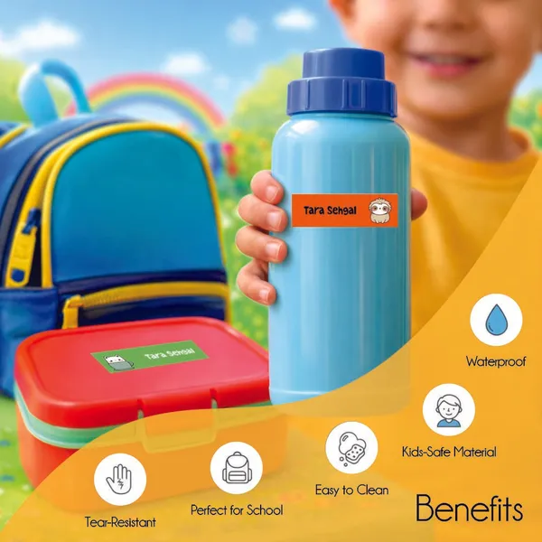 Zooplay_India_Waterproof_Name_Stickers,_Pack_of_90_Personalized_Stickers_for_School,_Bottles,_Lunchboxes_&_Stationery_�_Durable,_Peel_&_Stick,_Dishwasher_Safe_Tags_(Kawaii_Cuties)