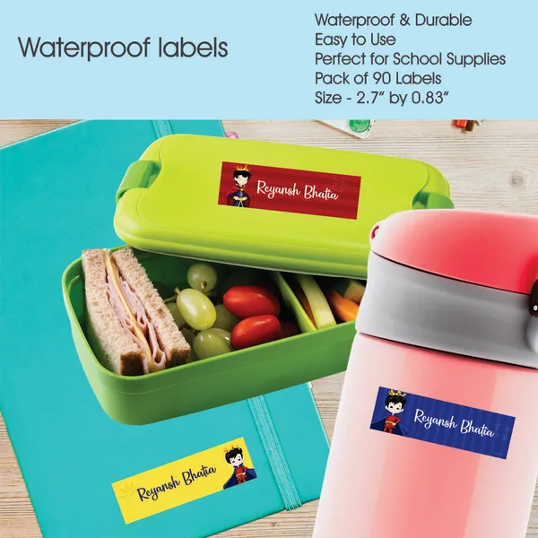 Zooplay_India_Waterproof_Name_Stickers,_Pack_of_90_Personalized_Stickers_for_School,_Bottles,_Lunchboxes_&_Stationery_�_Durable,_Peel_&_Stick,_Dishwasher_Safe_Tags_(Little_Prince)