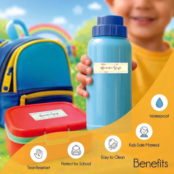 Zooplay_India_Waterproof_Name_Stickers,_Pack_of_90_Personalized_Stickers_for_School,_Bottles,_Lunchboxes_&_Stationery_�_Durable,_Peel_&_Stick,_Dishwasher_Safe_Tags_(Pretty_Petals)