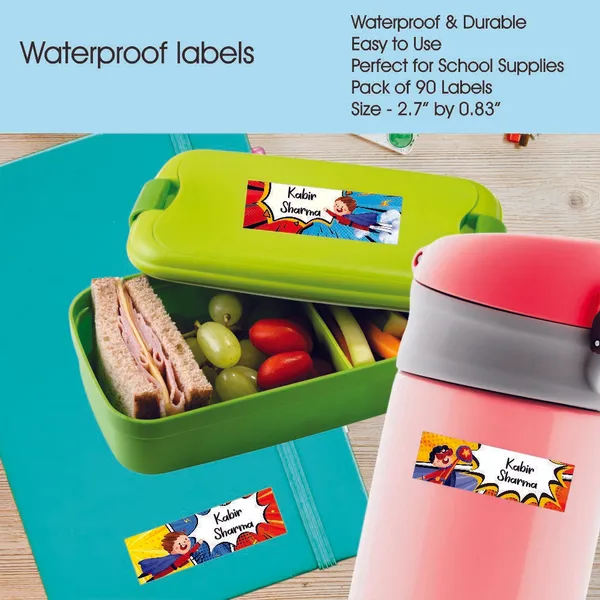 Zooplay_India_Waterproof_Name_Stickers,_Pack_of_90_Personalized_Stickers_for_School,_Bottles,_Lunchboxes_&_Stationery_�_Durable,_Peel_&_Stick,_Dishwasher_Safe_Tags_(Hero_Power)