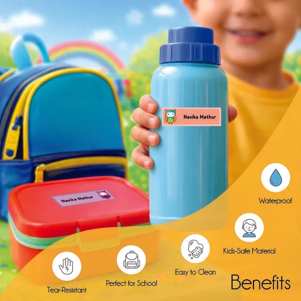 Zooplay_India_Waterproof_Name_Stickers,_Pack_of_90_Personalized_Stickers_for_School,_Bottles,_Lunchboxes_&_Stationery_�_Durable,_Peel_&_Stick,_Dishwasher_Safe_Tags_(Little_Hoots)