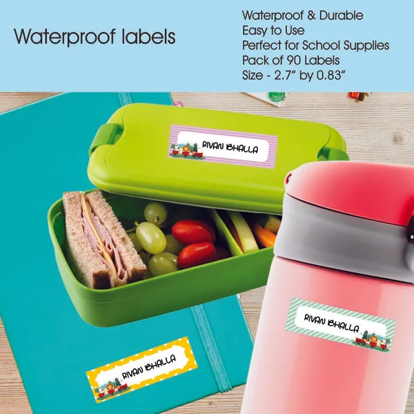 Zooplay_India_Waterproof_Name_Stickers,_Pack_of_90_Personalized_Stickers_for_School,_Bottles,_Lunchboxes_&_Stationery_�_Durable,_Peel_&_Stick,_Dishwasher_Safe_Tags_(Animal_Express)