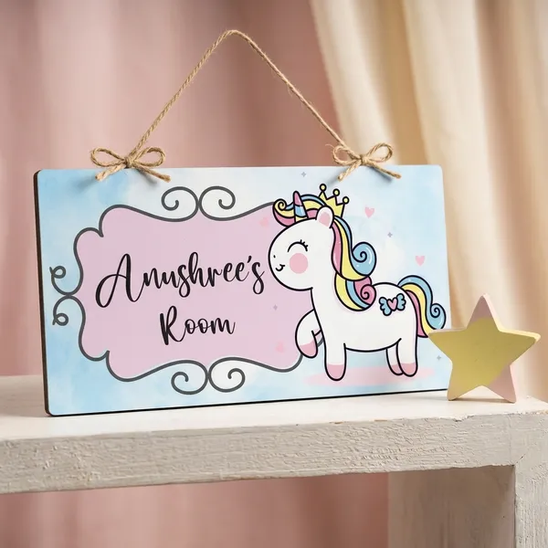 Personalised_Door_Sign_Unicorn_Sparkle