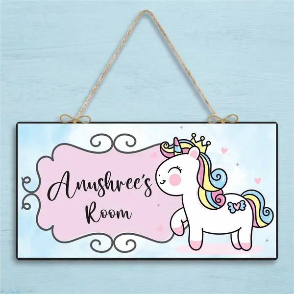 Personalised_Door_Sign_Unicorn_Sparkle