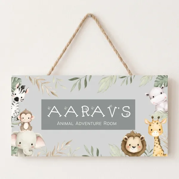 Personalised_Door_Sign_Jungle_Kingdom