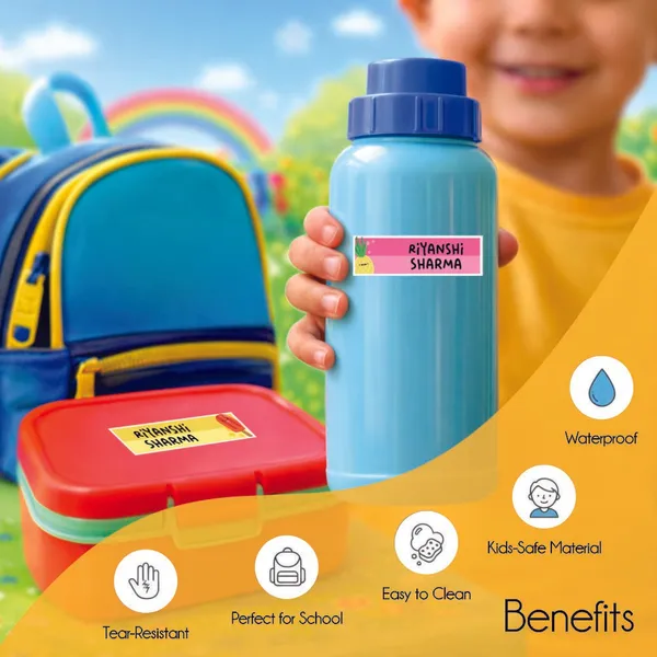 Zooplay_India_Waterproof_Name_Stickers,_Pack_of_90_Personalized_Stickers_for_School,_Bottles,_Lunchboxes_&_Stationery_�_Durable,_Peel_&_Stick,_Dishwasher_Safe_Tags_(Sunny_Days)