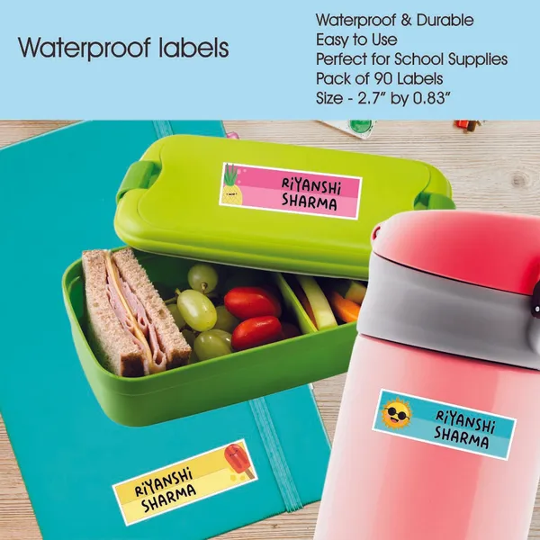 Zooplay_India_Waterproof_Name_Stickers,_Pack_of_90_Personalized_Stickers_for_School,_Bottles,_Lunchboxes_&_Stationery_�_Durable,_Peel_&_Stick,_Dishwasher_Safe_Tags_(Sunny_Days)