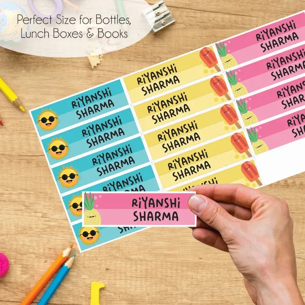Zooplay_India_Waterproof_Name_Stickers,_Pack_of_90_Personalized_Stickers_for_School,_Bottles,_Lunchboxes_&_Stationery_�_Durable,_Peel_&_Stick,_Dishwasher_Safe_Tags_(Sunny_Days)