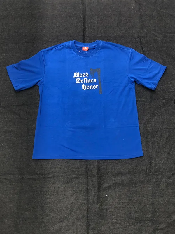 Blood_Defines_Honor_Soul_Reaper_Gothic_Print_Oversized_Blue_And_Maximum_Effort_Deadpool_Graphic_Print_Oversized_T-Shirt_Pack_Of_2