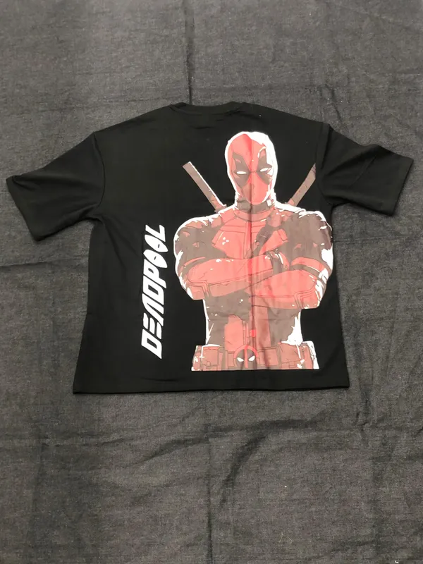 Deadpool_Maximum_Effort_Black_Graphic_Print_Crop_T-Shirt