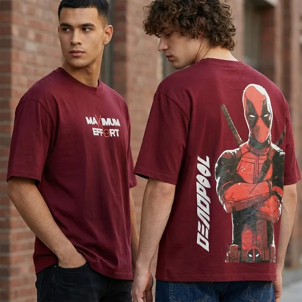 Deadpool_Graphic_Print_Red_T-Shirt_-_Maximum_Effort