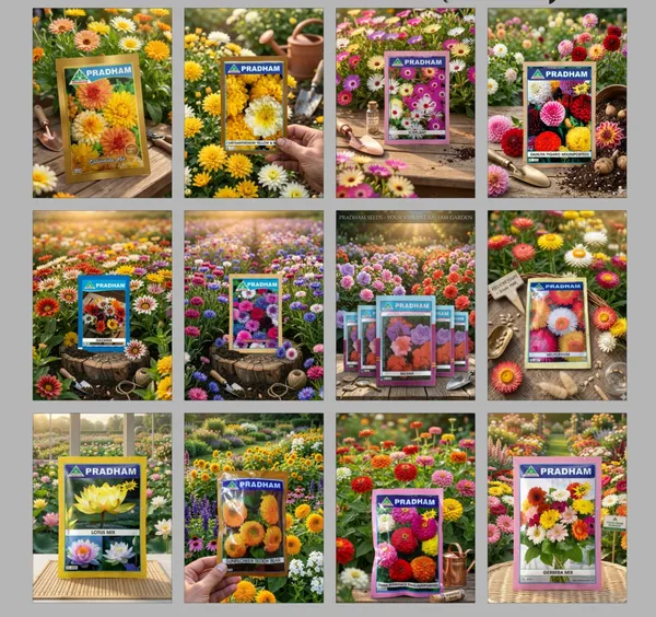 Pradham_Flower_Combo_Set_2,_Pack_of_12_Assorted_Flower_Seed_Packets