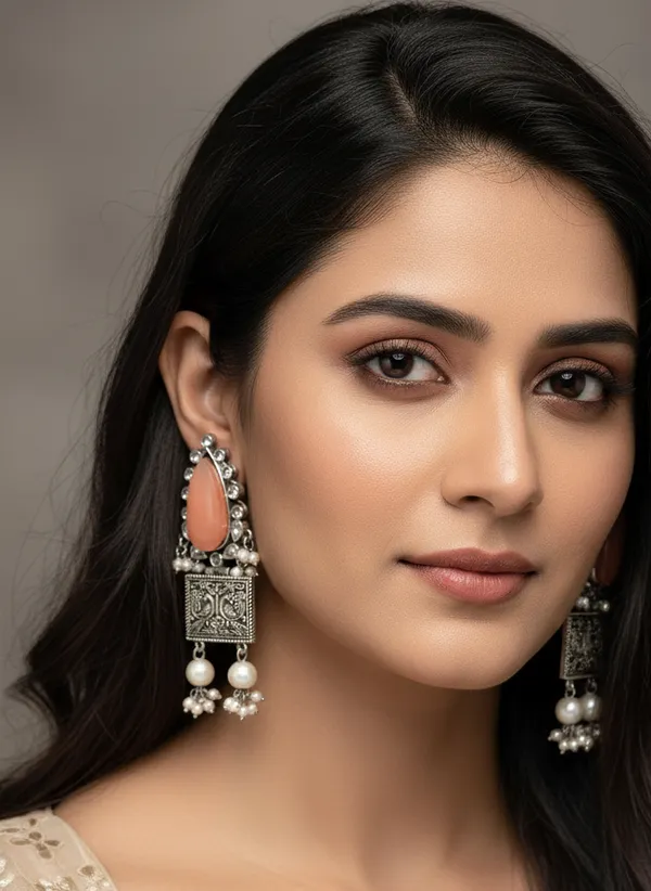 Traditional_Oxidized_Earring_Embellished_With_Stones_And_Pearls