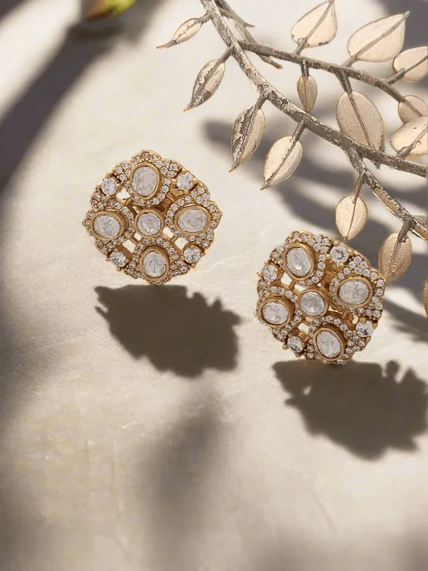 Regal_Victorian_Style_Studs_With_Kundan_Diamonds