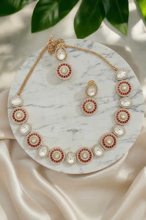 Regal_Gold_Plated_Set_With_Red_Enamel_And_Moissanite.