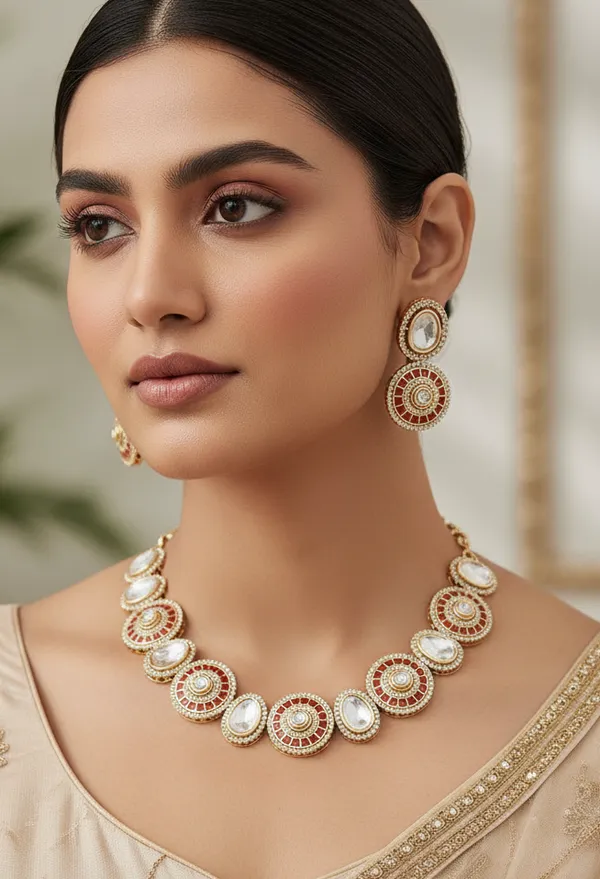 Regal_Gold_Plated_Set_With_Red_Enamel_And_Moissanite.