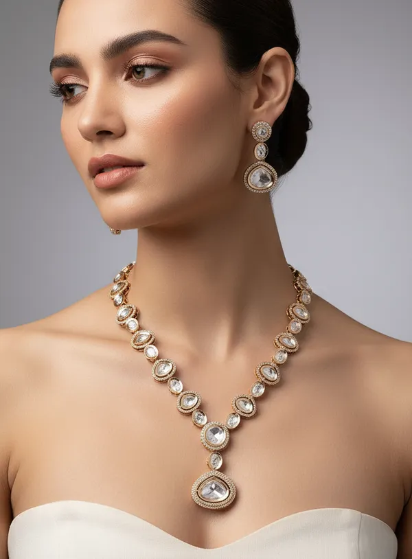 Rose_Gold_Plated_Reverse_Kundan_Necklace_Set