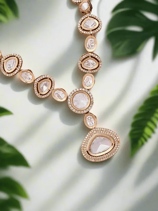 Rose_Gold_Plated_Reverse_Kundan_Necklace_Set