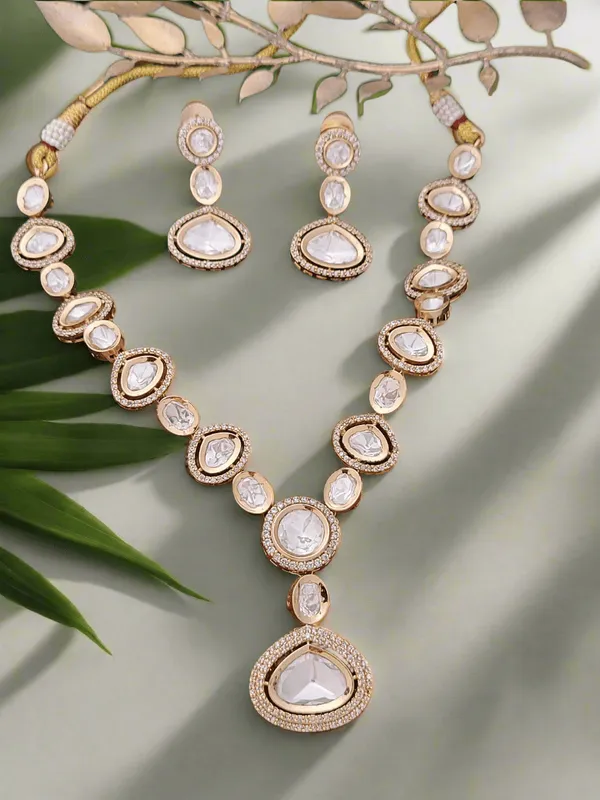Rose_Gold_Plated_Reverse_Kundan_Necklace_Set