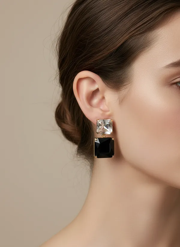 Two_Tone_Crystal_Drop_Earrings_In_Gold_Finish_Square