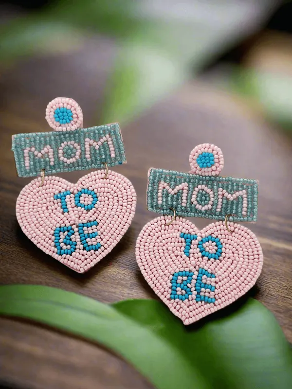 Mom_To_Be_Beaded_Heart_Earrings