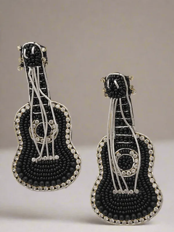 Guitar_Beaded_Earrings_With_Crystal_Accents