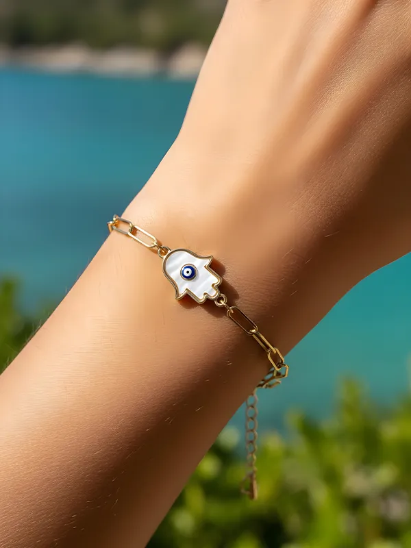 Anti_Tarnish_Hamsa_Hand_Evil_Eye_Bracelet_In_Gold_Finish