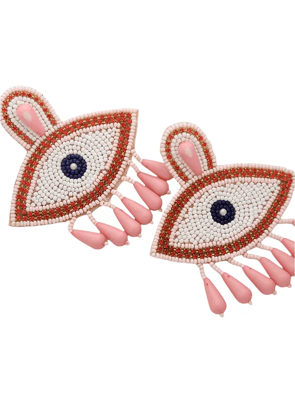 Pastel_Pink_Evil_Eye_Beaded_Dangle_Earrings