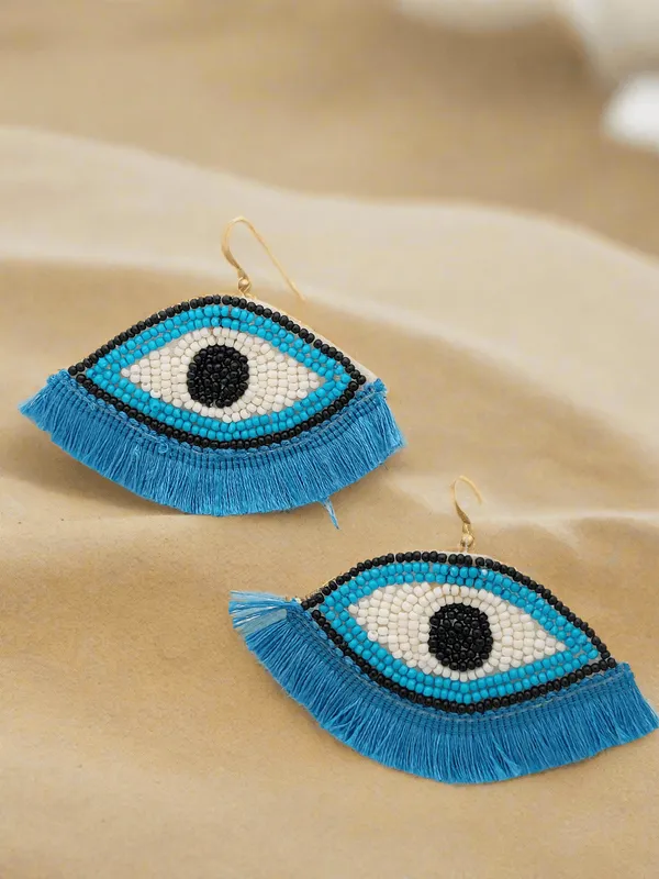 Evil_Eye_Beaded_Dangle_Earrings_With_Blue_Fringe.