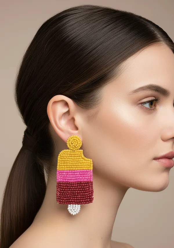 Bitten_Popsicle_Beaded_Earrings