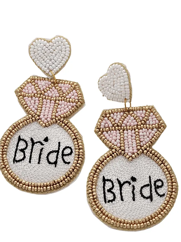 Bride_Diamond_Ring_Beaded_Earrings