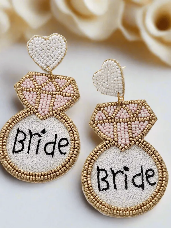 Bride_Diamond_Ring_Beaded_Earrings