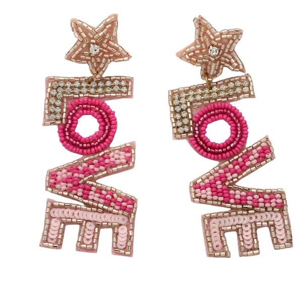 Love_Star_Beaded_Dangle_Earrings