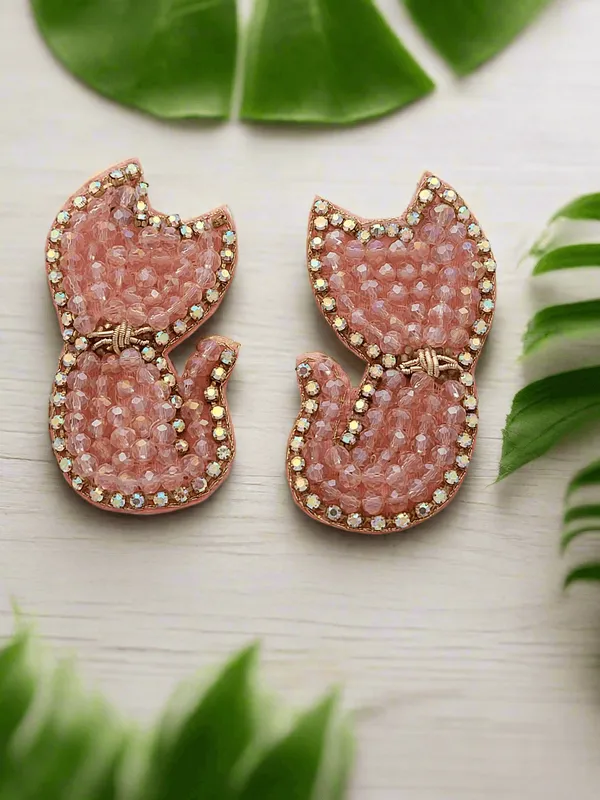 Cat_Silhouette_Beaded_Earrings_With_Crystal_Accents