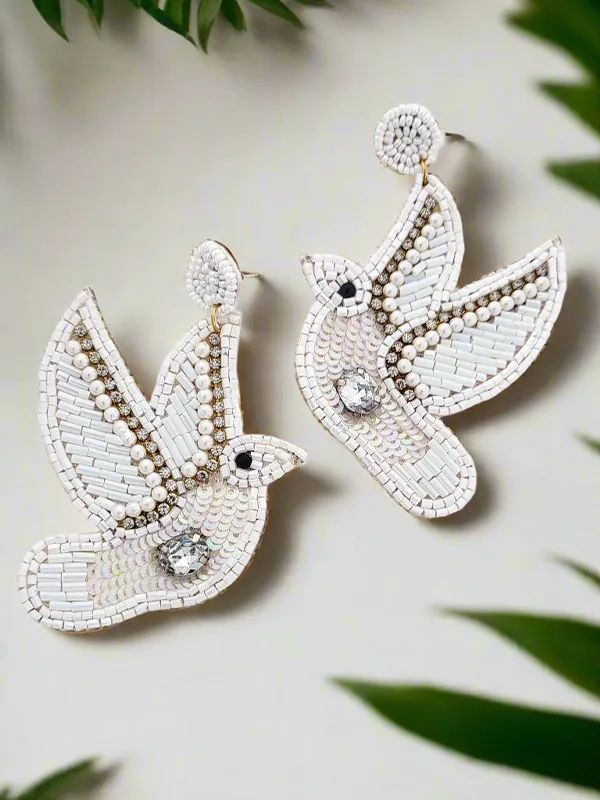 Dove_Beaded_And_Embellished_Dangle_Earrings
