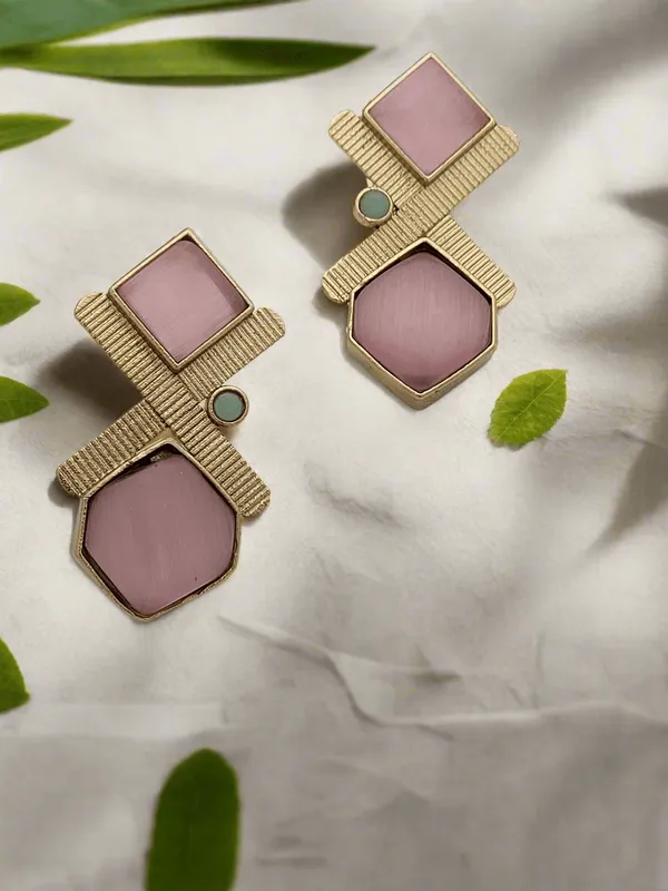 Geometric_Stone_Earrings