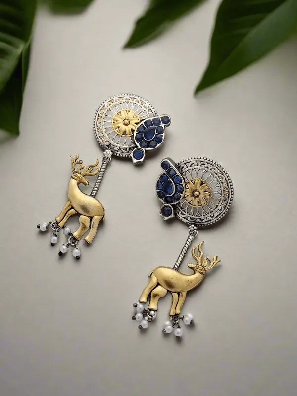 Stylish_Deer_Motif_Earrings